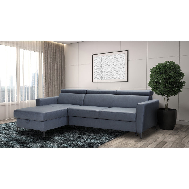 Skórzany narożnik do salonu: zalety, wady i czy warto?