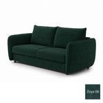 Sofa BAMBI 2,5 osobowa z funkcją spania stelaż włoski PRO z materacem 140 cm