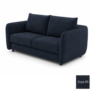 Sofa BAMBI 2,5 osobowa z funkcją spania stelaż włoski PRO z materacem 140 cm i pojemnikiem