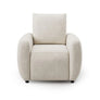 SHAGGY Lounge Armchair - Rounded Design with Armrests