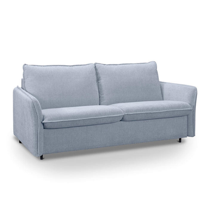 Sofa NUNO 2 osobowa z funkcją spania codziennego stelaż włoski z materacem 120 cm