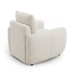 Fotel SHAGGY wypoczynkowy obły z podłokietnikami