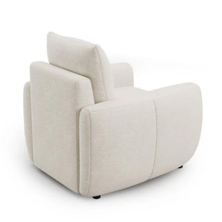 Fotel SHAGGY wypoczynkowy obły z podłokietnikami