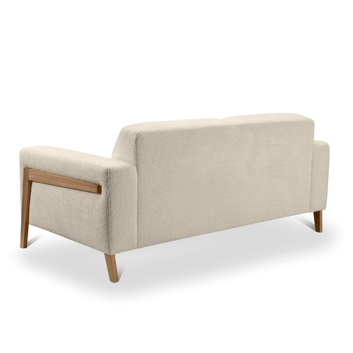 HANDY corner sofa, extendable with a container on legs 