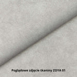 Sofa CAPELLA 2 osobowa wypoczynkowa z ruchomymi zagłówkami na metalowych nóżkach