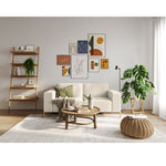 Sofa STARR 2 osobowa wypoczynkowa na drewnianych nóżkach