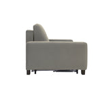 Sofa AURA 2,5 osobowa z funkcją spania codziennego stelaż włoski z materacem 140 cm na drewnianych nóżkach