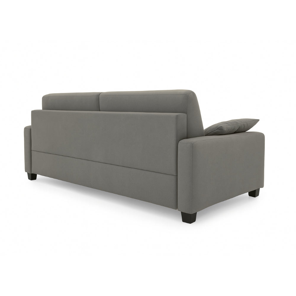 Sofa AURA 2,5 osobowa z funkcją spania codziennego stelaż włoski z materacem 140 cm na drewnianych nóżkach