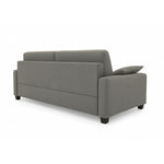 Sofa AURA 2,5 osobowa z funkcją spania codziennego stelaż włoski z materacem 140 cm na drewnianych nóżkach