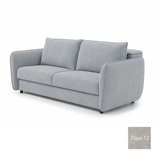 Sofa BAMBI 3 osobowa z funkcją spania stelaż włoski PRO z materacem 160 cm i pojemnikiem