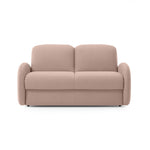 Sofa BELLA 2 osobowa z funkcją spania stelaż włoski z materacem 120 cm i pojemnikiem