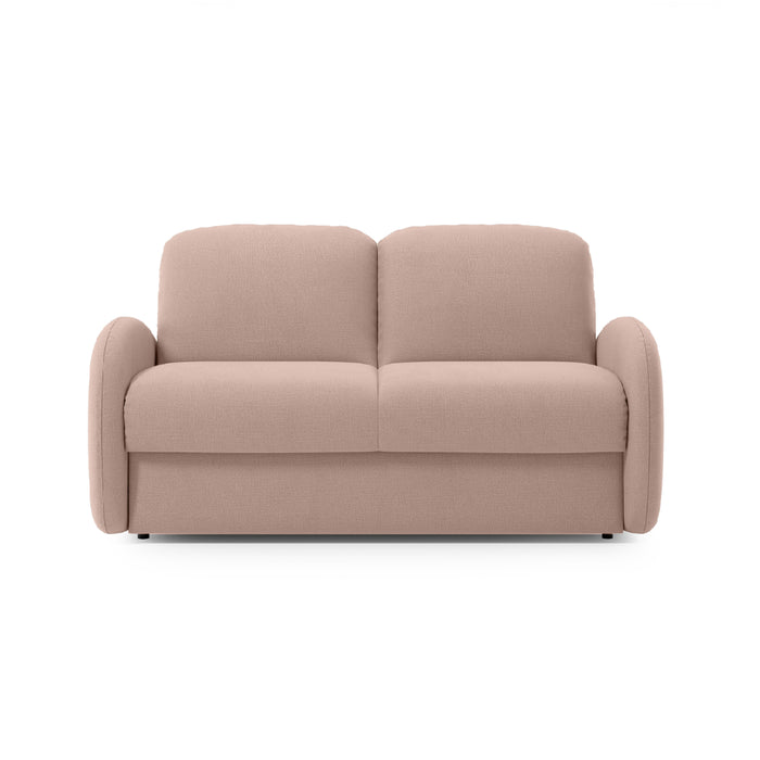 Sofa BELLA 2 osobowa z funkcją spania stelaż włoski z materacem 120 cm i pojemnikiem