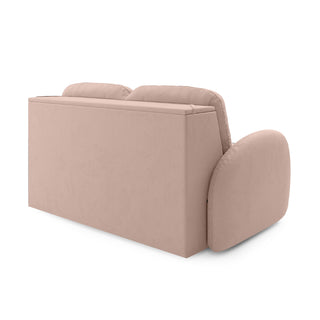 Sofa BELLA 2 osobowa z funkcją spania stelaż włoski z materacem 120 cm i pojemnikiem