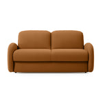 Sofa BELLA 2,5 osobowa z funkcją spania stelaż włoski z materacem 140 cm