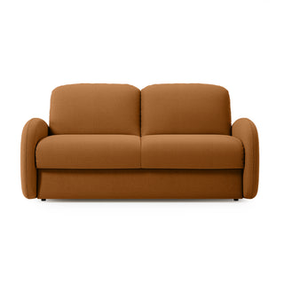 Sofa BELLA 2,5 osobowa z funkcją spania stelaż włoski z materacem 140 cm