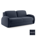 Sofa BELLA 3 osobowa z funkcją spania stelaż włoski z materacem 160 cm