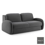 Sofa BELLA 3 osobowa z funkcją spania stelaż włoski z materacem 160 cm i pojemnikiem