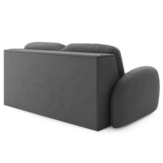 Sofa BELLA 3 osobowa z funkcją spania stelaż włoski z materacem 160 cm i pojemnikiem