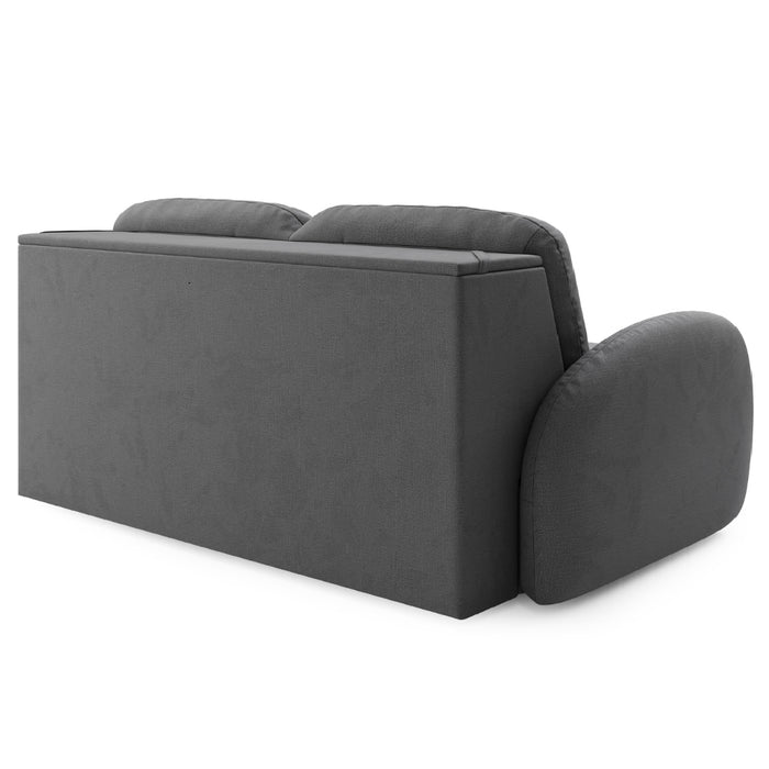 Sofa BELLA 3 osobowa z funkcją spania stelaż włoski z materacem 160 cm i pojemnikiem