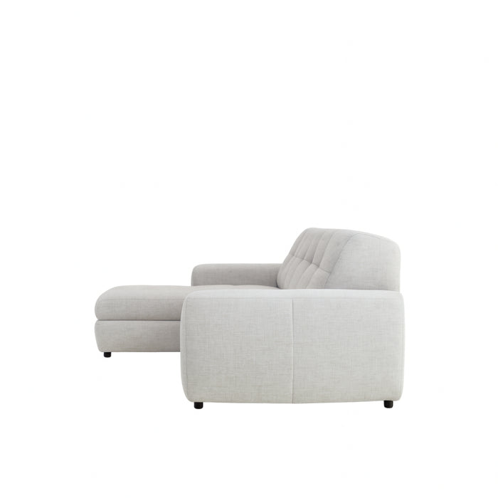 Narożnik BUDDY rozkładany elektrycznie na przycisk z pojemnikiem na pościel