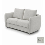 Sofa BAMBI 2 osobowa z funkcją spania stelaż włoski PRO z materacem 120 cm