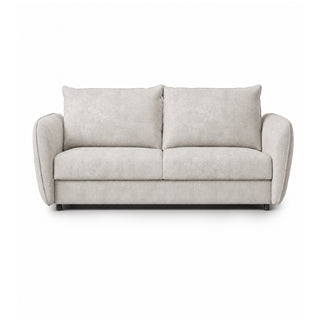 Sofa BAMBI 2 osobowa z funkcją spania stelaż włoski PRO z materacem 120 cm i pojemnikiem
