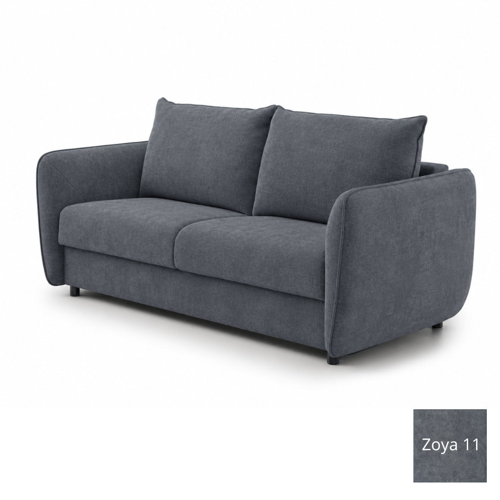 Sofa BAMBI 3 osobowa z funkcją spania stelaż włoski PRO z materacem 160 cm