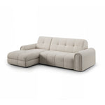 Narożnik CLOUD rozkładany elektrycznie na przycisk z pojemnikiem na pościel