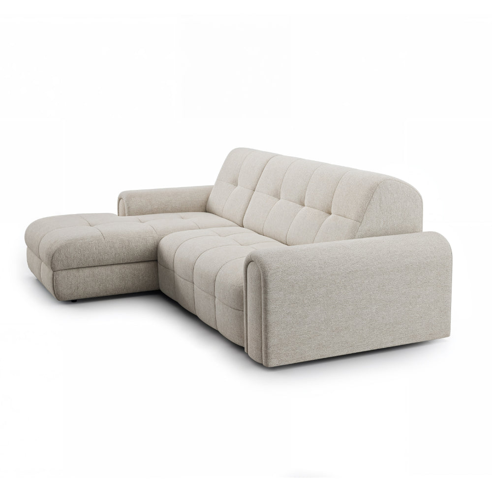 Narożnik CLOUD rozkładany elektrycznie na przycisk z pojemnikiem na pościel