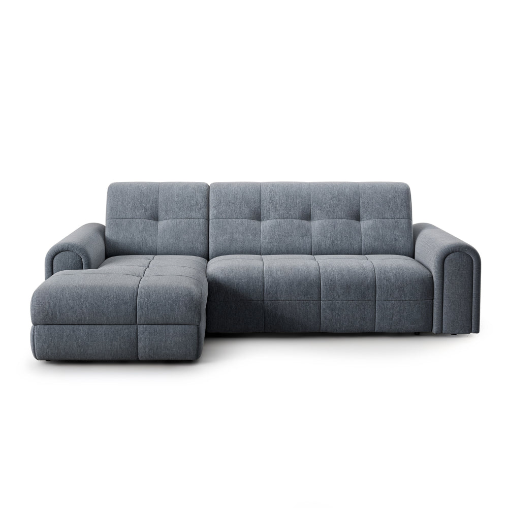 Narożnik CLOUD rozkładany elektrycznie na przycisk z pojemnikiem na pościel