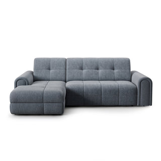 Narożnik CLOUD rozkładany elektrycznie na przycisk z pojemnikiem na pościel