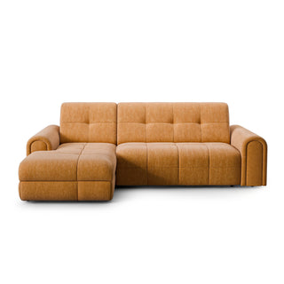 Narożnik CLOUD rozkładany elektrycznie na przycisk z pojemnikiem na pościel