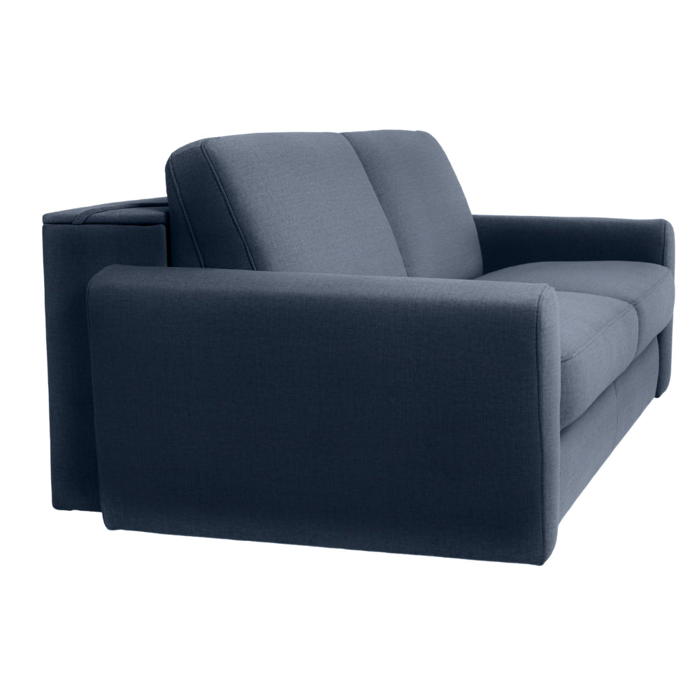 Sofa DOLLY 2,5 osobowa z funkcją spania stelaż włoski z materacem 140 cm i pojemnikiem