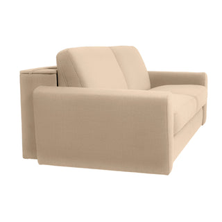 Sofa DOLLY 2 osobowa z funkcją spania stelaż włoski z materacem 120 cm i pojemnikiem