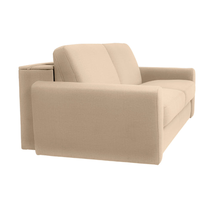 Sofa DOLLY 2 osobowa z funkcją spania stelaż włoski z materacem 120 cm i pojemnikiem