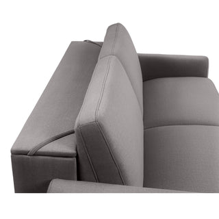 Sofa DOLLY 3 osobowa z funkcją spania stelaż włoski z materacem 160 cm i pojemnikiem