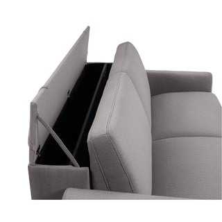 Sofa DOLLY 3 osobowa z funkcją spania stelaż włoski z materacem 160 cm i pojemnikiem