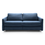 Sofa EMA 3 osobowa z funkcją spania codziennego stelaż włoski z materacem 160 cm