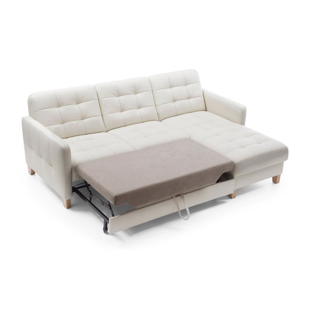 Narożnik ELIO z funkcją spania i pojemnikiem na pościel