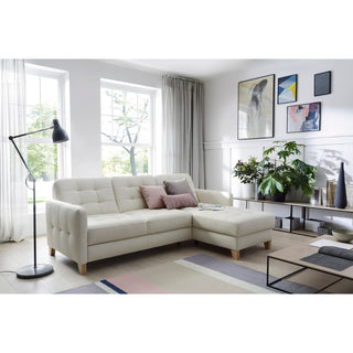 ELIO corner sofa with sleeping function and bedding container