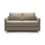 Sofa EMA 2 osobowa z funkcją spania codziennego stelaż włoski z materacem 120 cm