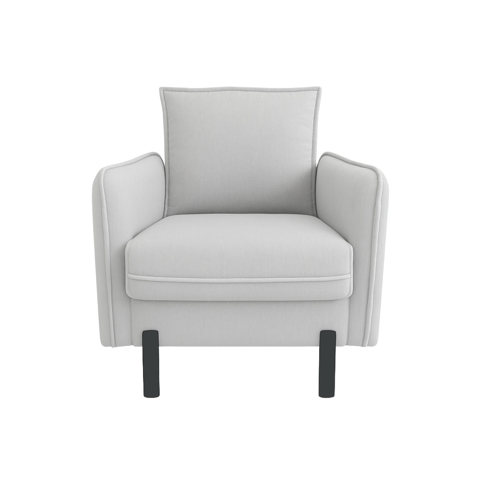 Fotel BJORK z skrzynią pod siedziskiem na metalowych nóżkach