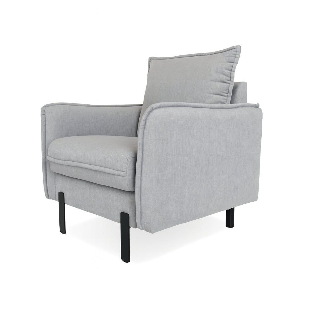 Fotel BJORK z skrzynią pod siedziskiem na metalowych nóżkach