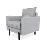 Fotel BJORK z skrzynią pod siedziskiem na metalowych nóżkach