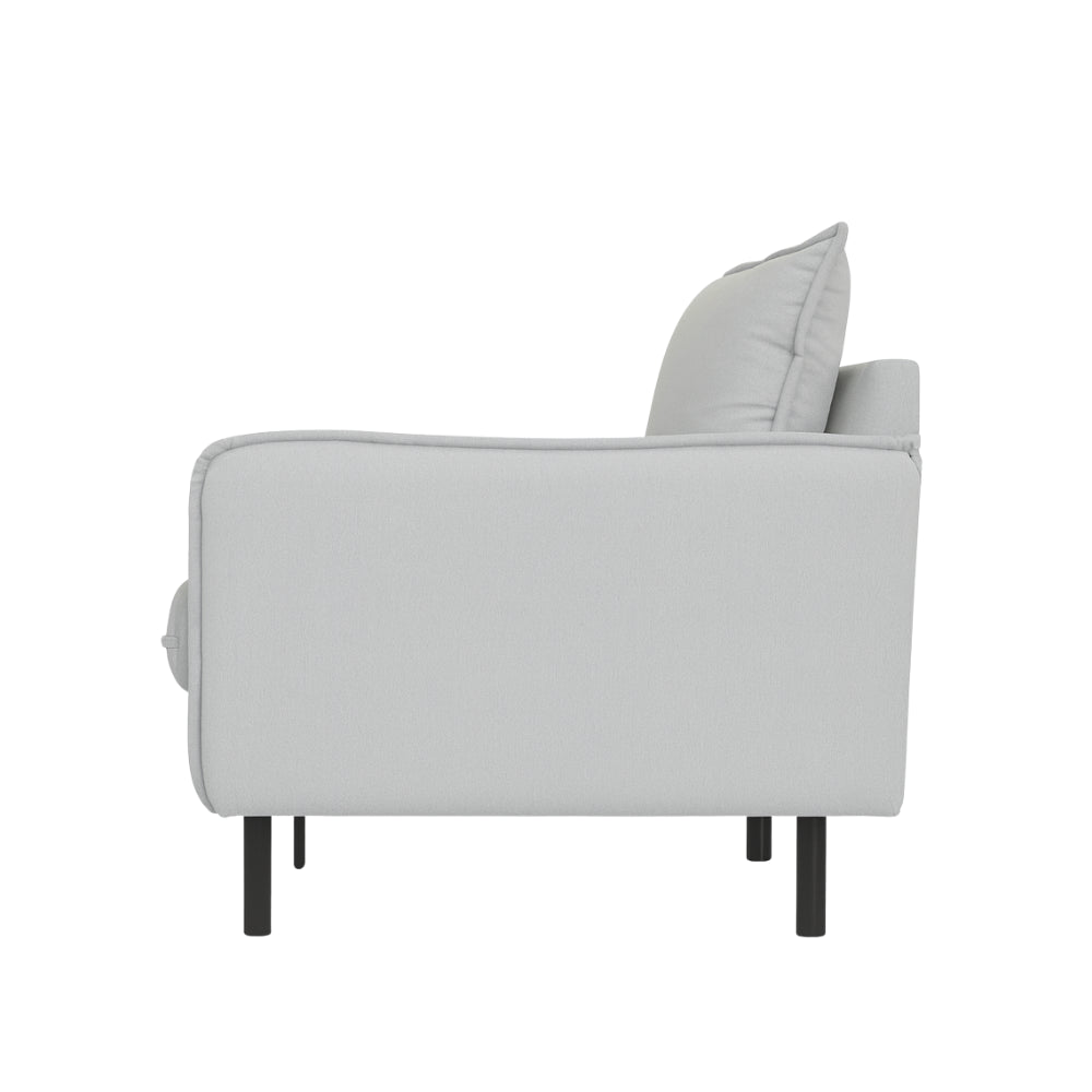 Fotel BJORK z skrzynią pod siedziskiem na metalowych nóżkach