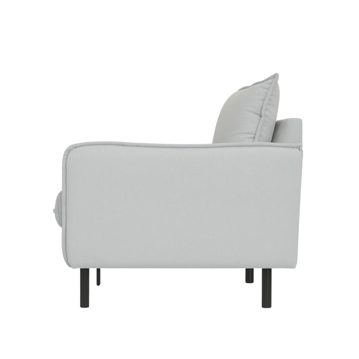 Fotel BJORK z skrzynią pod siedziskiem na metalowych nóżkach