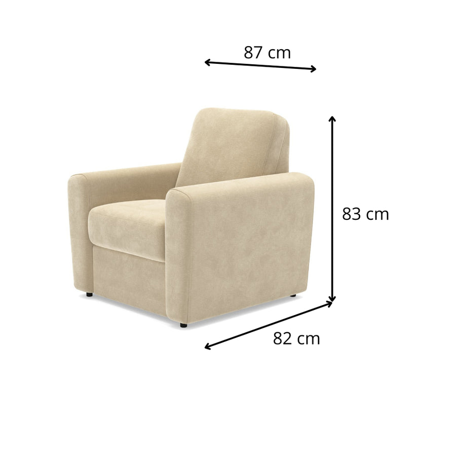 Fotel DOLLY wypoczynkowy ze skrzynką pod siedziskiem