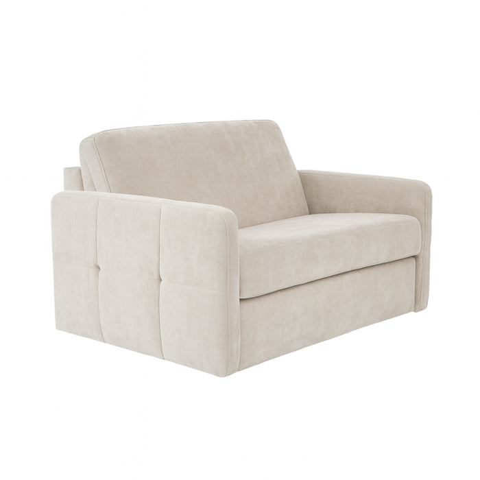 Fotel EMA z funkcją spania codziennego stelaż włoski z materacem 90 cm