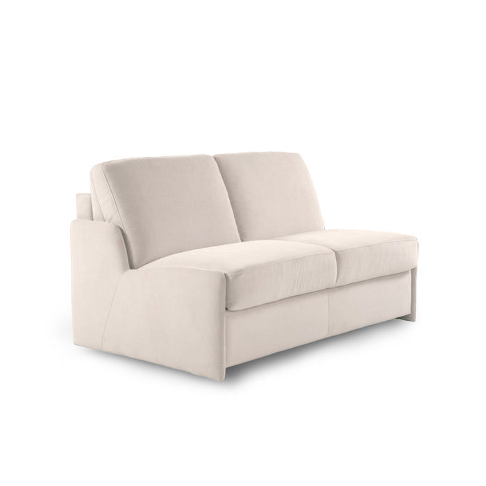 Sofa KIRA bez boków z funkcją spania codziennego stelaż włoski z materacem 160 cm