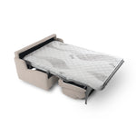 Sofa KIRA bez boków z funkcją spania codziennego stelaż włoski z materacem 160 cm